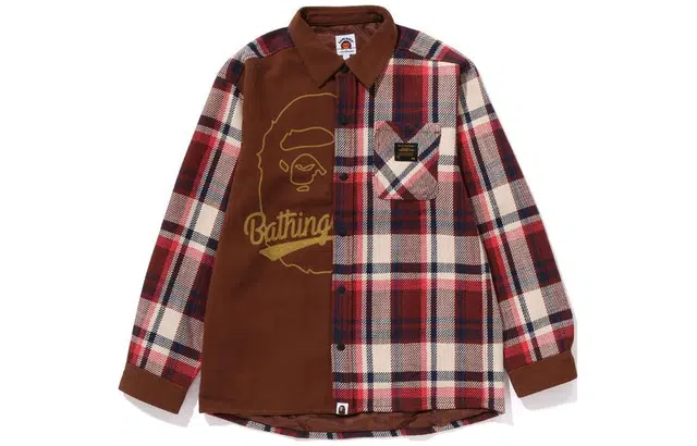 BAPE Check Ape Head Shirt Jacket