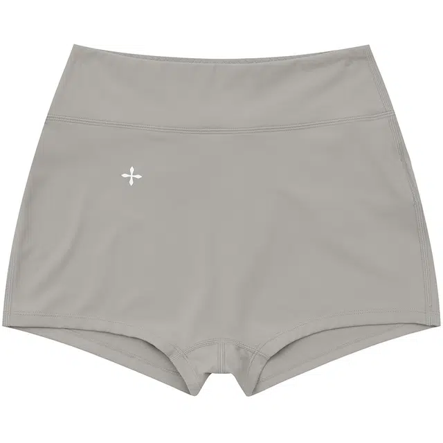 SMFK Dust Grey High-Waisted Shorts