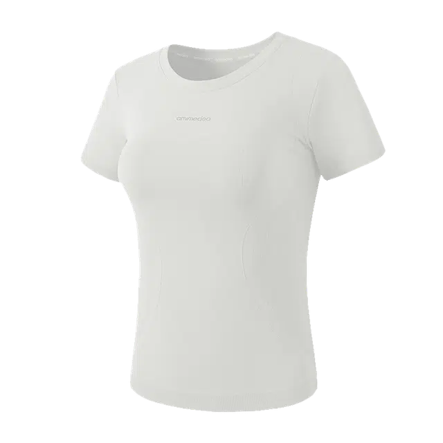 岚纹 圆领弹力透气健身衣 女款