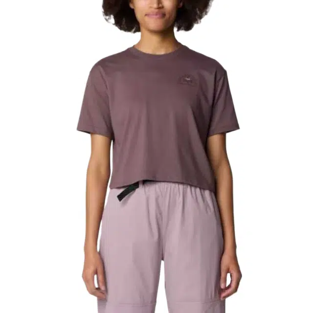 MOUNTAIN HARDWEAR Seek Floral Boxy Crop T