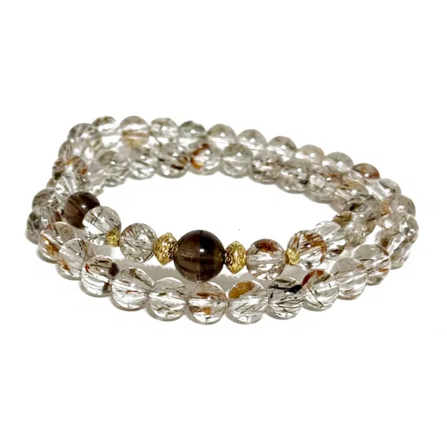 【灵枢】 眰恦 前程似锦  未来可期  一研为定 小众轻奢设计 #好运天然 多色水晶 手串 男女同款情侣款