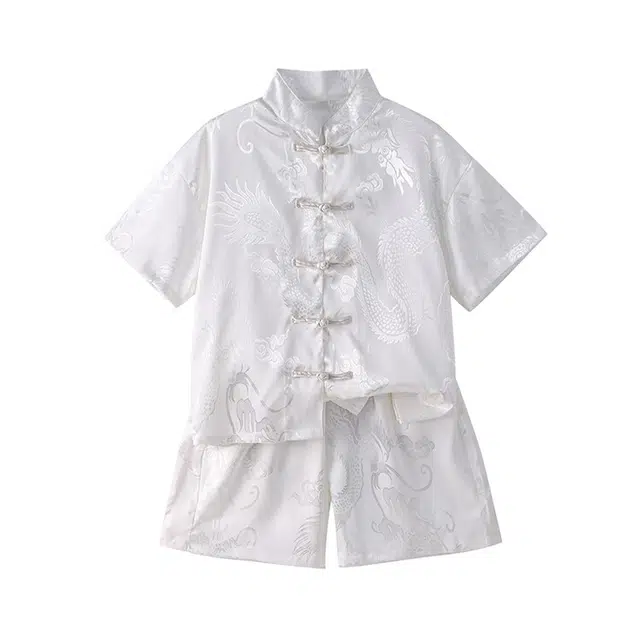 雅鹿休闲运动套装 百搭舒适亲肤洋气 图片色 中小童