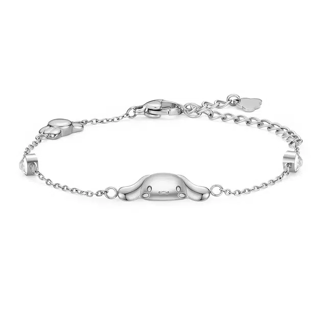 潮色绘 玉桂狗 三丽鸥小众设计开口可调节设计大耳狗联名 铜 戒指 女款