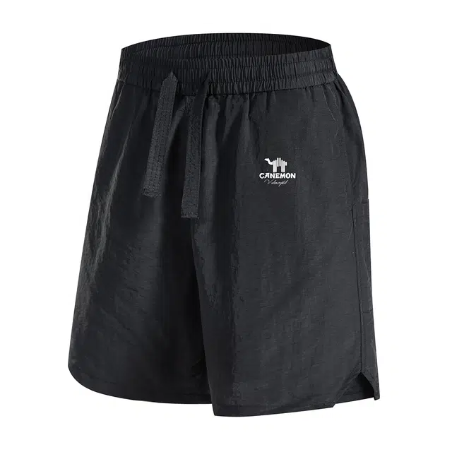 领航骆驼 美式复古多巴胺透气舒适运动简约百搭户外休闲短裤 男女同款