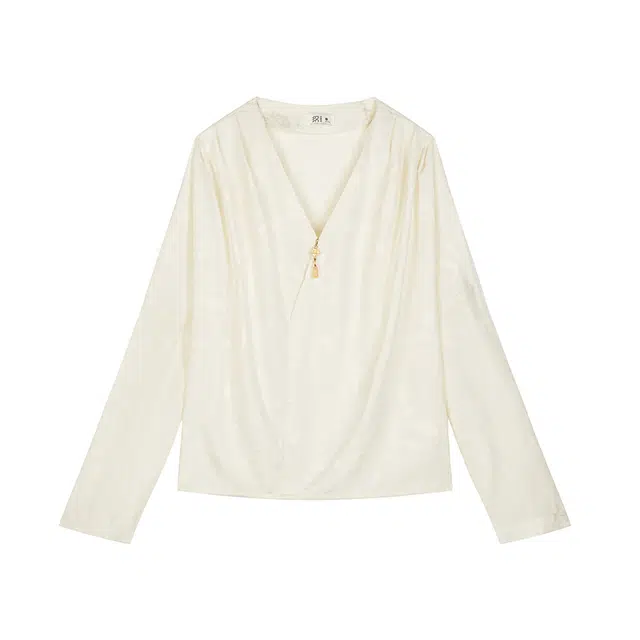 织造司 新中式高级感温婉浪漫优雅知性细腻柔软衬衫汉服 女
