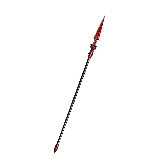 天字号 莲花枪 龙泉长兵器刀剑红金枪武器锰钢刃可拆卸收藏未开刃 成品模型