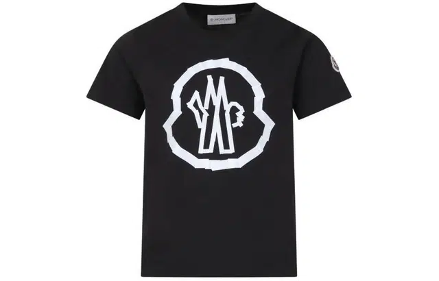 Moncler Embellished with a Printed Logo Motif T