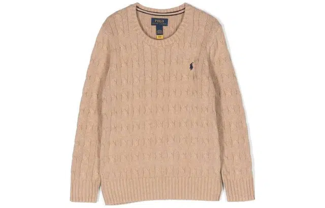 Polo Ralph Lauren Crewneck Sweater Brown Kids