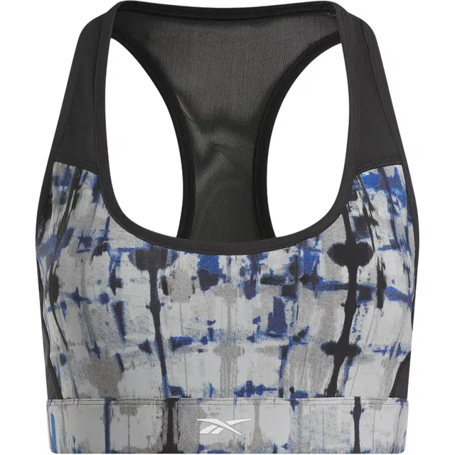 Reebok Lux Perform Printed Racer Bra