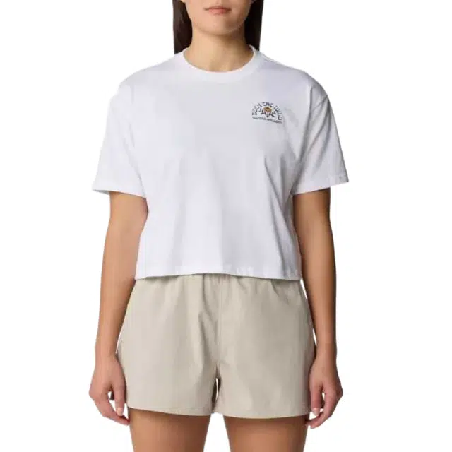 MOUNTAIN HARDWEAR Seek Floral Boxy Crop T