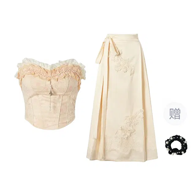 雾闪闪 时尚简约舒适休闲裙装套装 女款