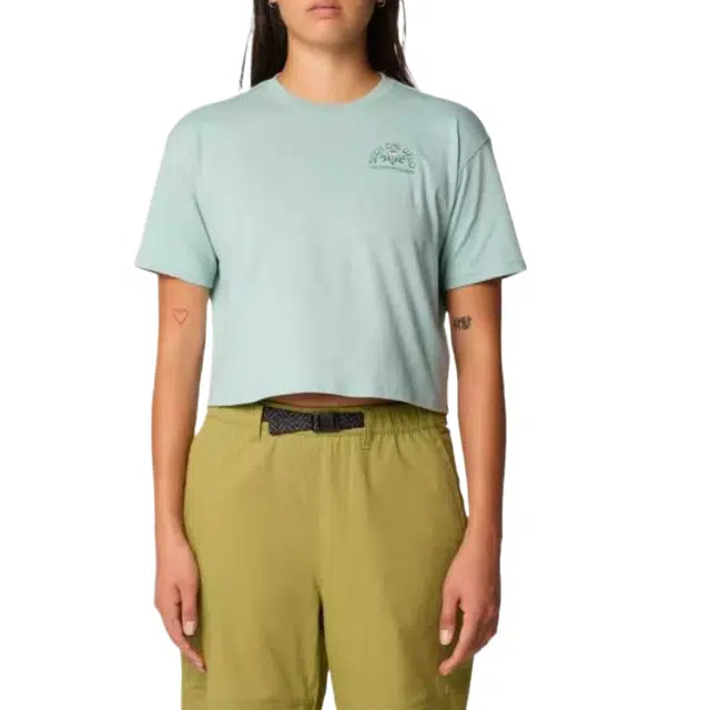 MOUNTAIN HARDWEAR Seek Floral Boxy Crop T
