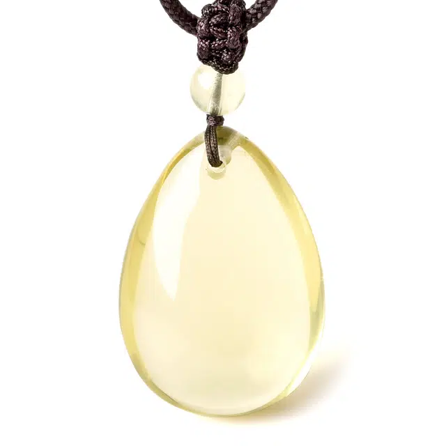 【匠心手作 财源滚滚】 灵菲 招财暴富极简主义水滴 新中式小众简约百搭设计感 转运礼盒装#好运 黄水晶 吊坠 男女同款情侣款