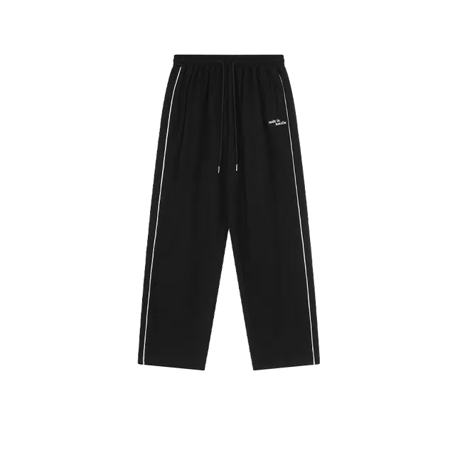 奇迹街区 潮牌美式直筒复古宽松时尚舒适百搭休闲裤 男女同款