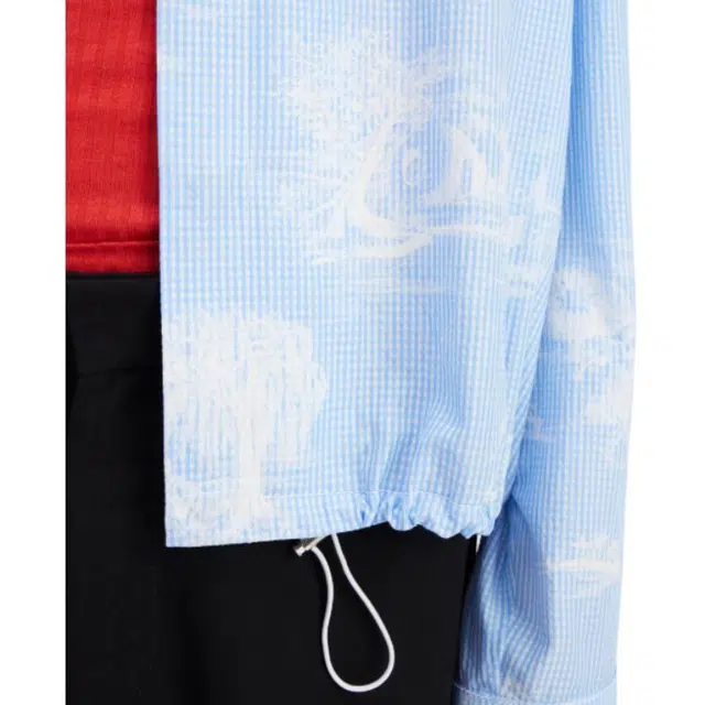 Jacquemus Vichy toile bomber shirt