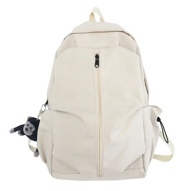 帕克熊 时尚百搭潮流个性学生大容量休闲日常旅行百搭轻便酷炫小众设计感 尼龙 双肩包 男女同款情侣款 多色