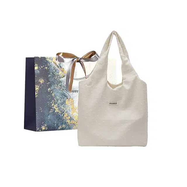 伊曼家 牛仔蝴蝶结学生装书购物袋 涤纶 单肩包 女款 白色/粉色/蓝色/黑色/绿色