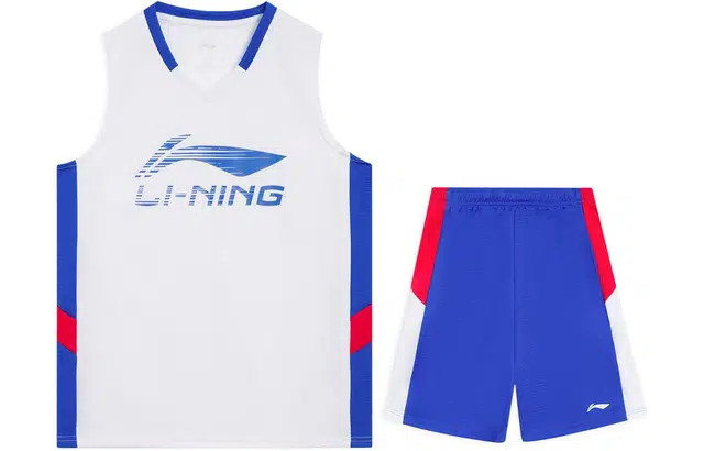 李宁儿童 印花休闲背心字母适中休闲运动套装 夏 儿童款