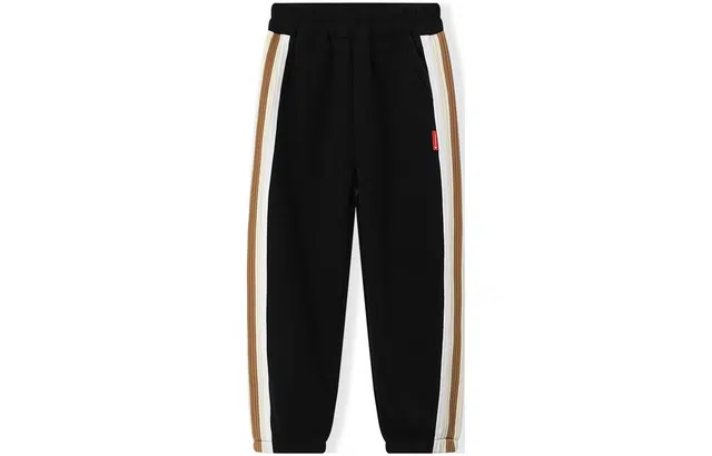 梦特娇 童装 休闲简约纯色休闲裤 男童女童