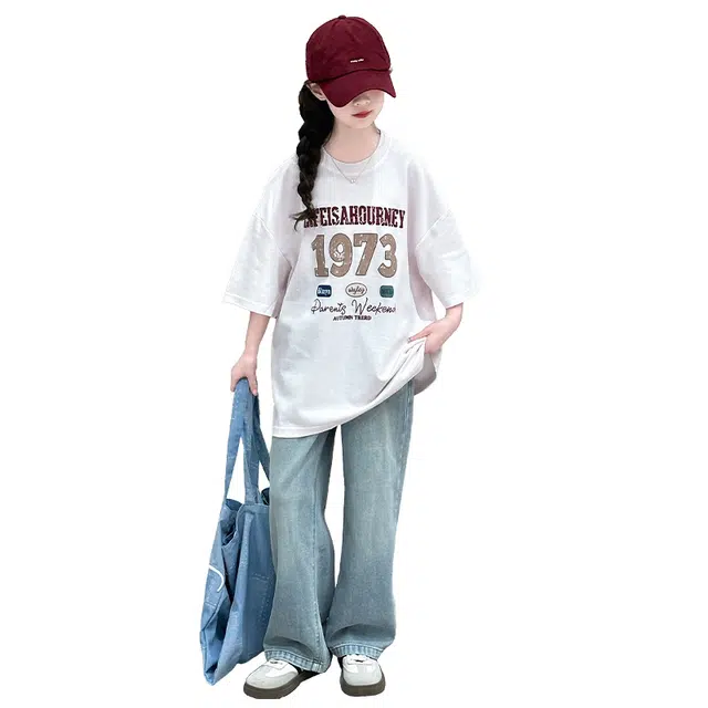 雅鹿休闲运动套装 舒适百搭洋气 淡粉色 儿童款