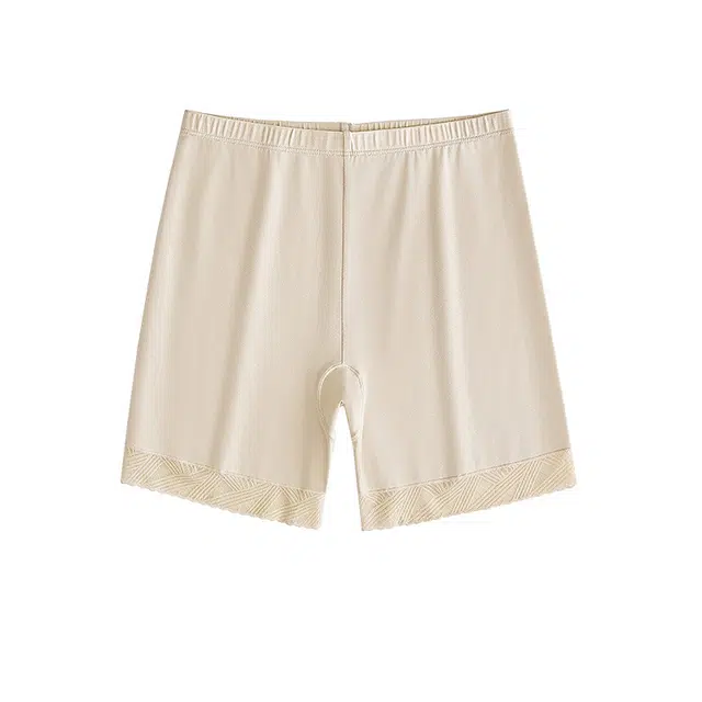 对你的私语 蕾丝花边收腹提臀薄款裸感防卷边安全裤打底裤 女款