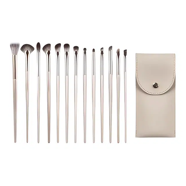 馨枕居  鎏金软毛化妆刷套装 修容打底定妆