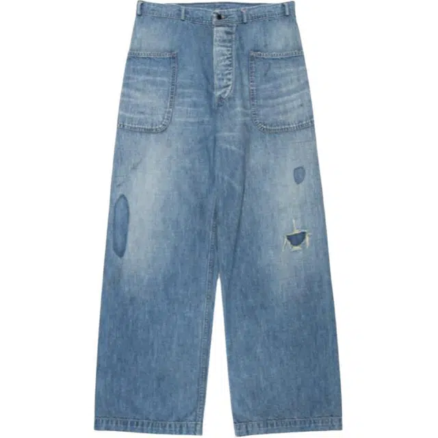 bowwow SS25 USN M44 DUNGAREE TROUSERS SIDE SEAMLESS