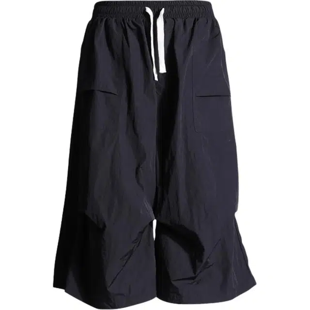 拾籍 松弛原生感清爽透气休闲宽松七分裤工装短裤 女款