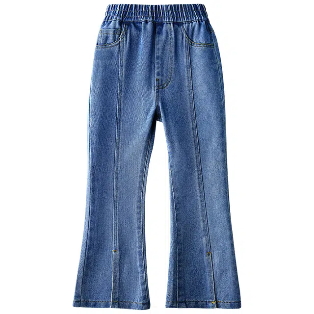 拉夏贝尔 简约休闲舒适亲肤牛仔裤 儿童款