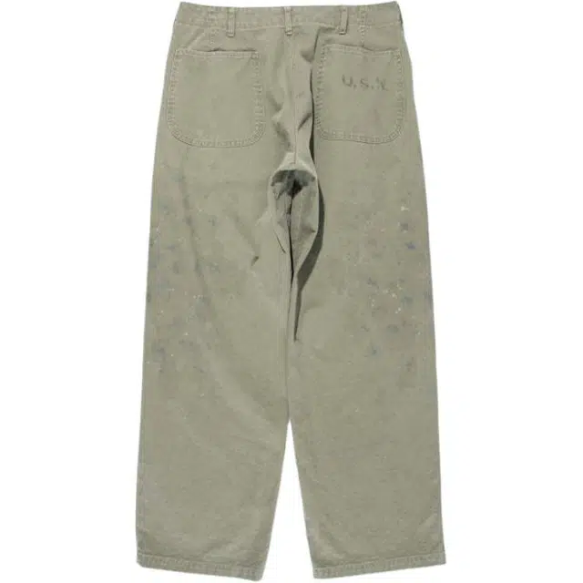 bowwow SS25 USN N-3 TWILL TROUSERS