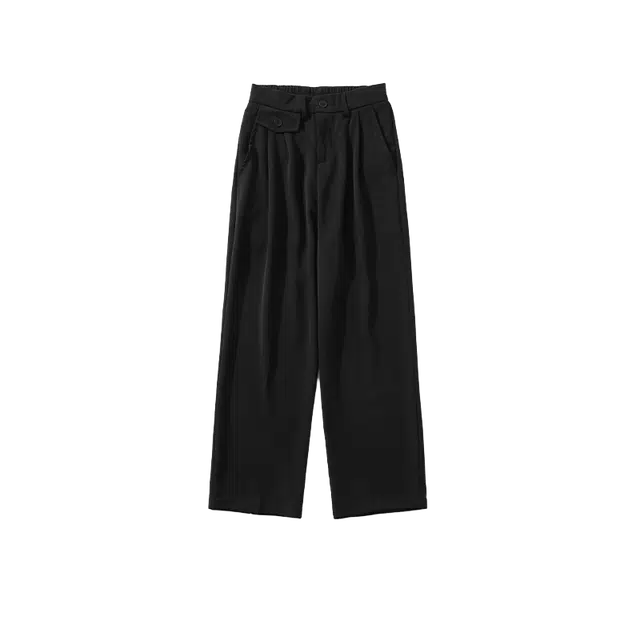 奇迹街区 日系极简宽松阔腿垂感百搭西装休闲裤 男女同款