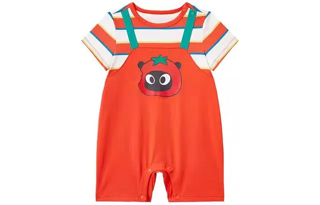英氏 透气柔软舒适连体装 儿童款 辣橙