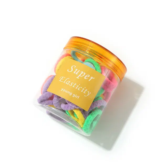 如花梦 罐装 可爱 简约时尚 布艺 发圈 女款