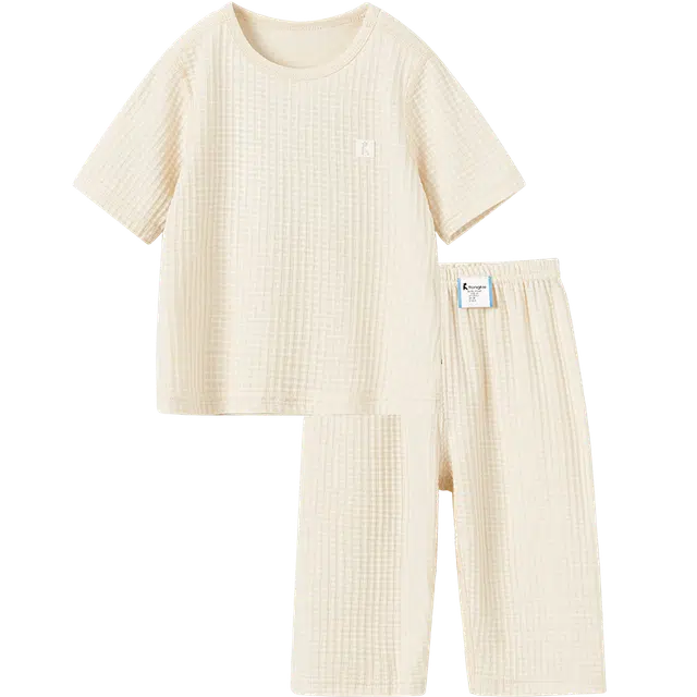 儿童 童泰婴儿套装夏季莫代尔棉宝宝衣服家居服内衣短袖长裤童装