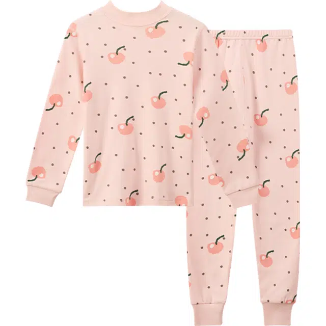 红豆 舒适温和透气内衣套装 水粉青少年