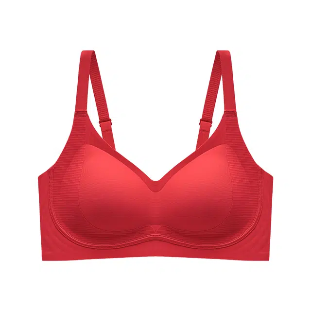 二三二三 无痕提拉上托聚拢有型无钢圈收副乳贴合不空杯无痕美背纯色简约时尚纯欲百搭文胸 女款