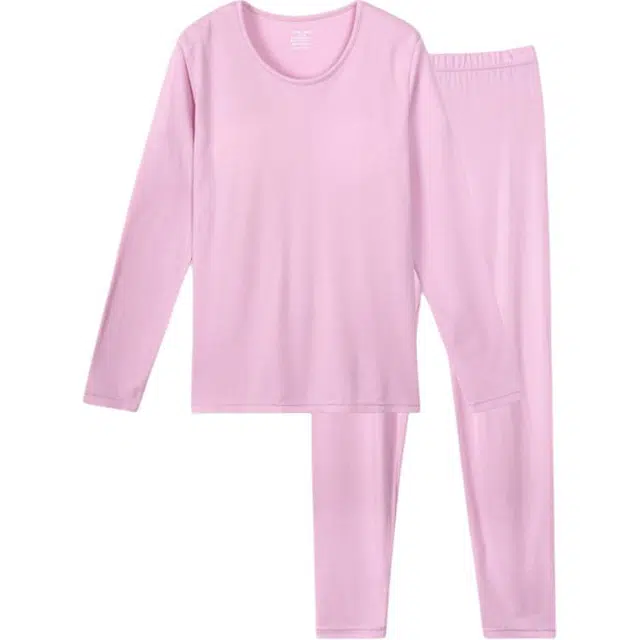 久岁伴 小暖阳系列 保暖舒适柔软内衣套装青少年