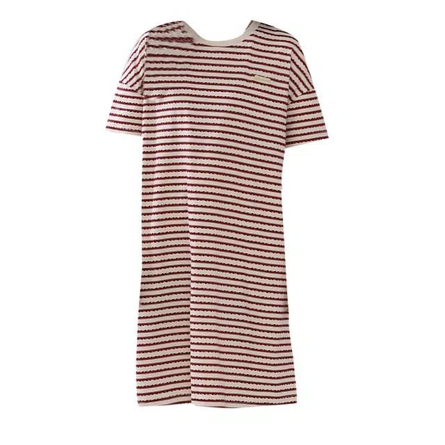 欧诗帛 韩版带胸垫短袖高颜值甜美休闲宿舍家居服睡裙 女款