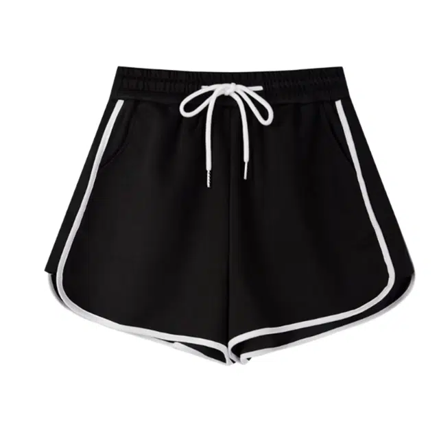 怪力萝莉 韩版无口袋潮牌慵懒热裤运动短裤 女款