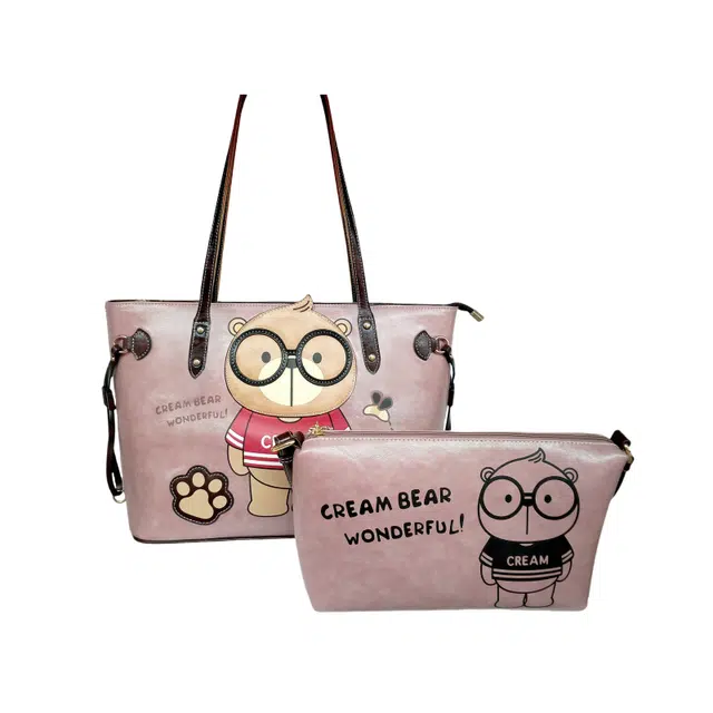 CREAM BEAR PU