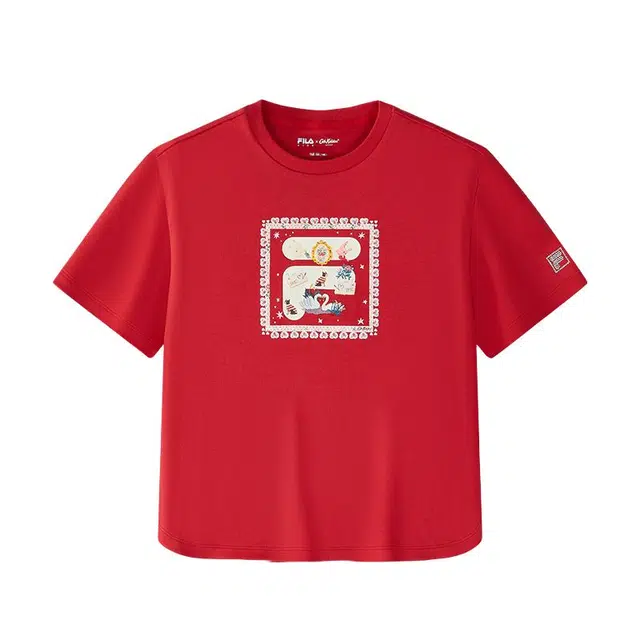 FILA KIDS x Cath Kidston T WHITE LINE