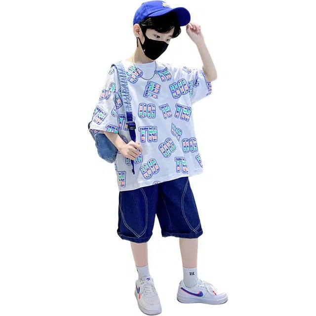 俞兆林休闲运动套装 百搭简约宽松 儿童款