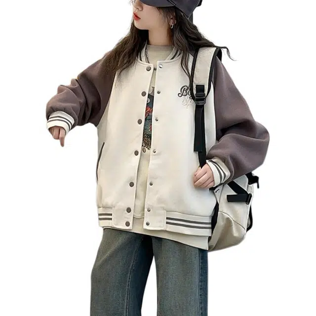 浪莎 舒适时尚百搭柔软棒球服青少年