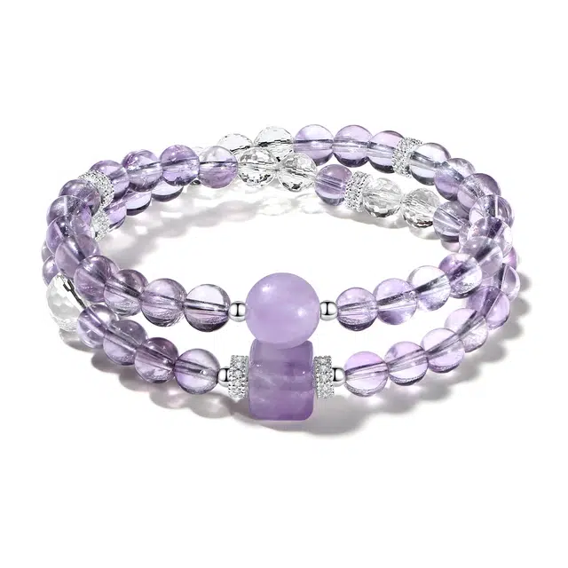 【普陀山官方已过香】 普陀山文创 九紫离火暴富上岸有钱花国潮小众设计转运珠时来运转八方来财#好运天然 紫水晶 手串 男女同款情侣款