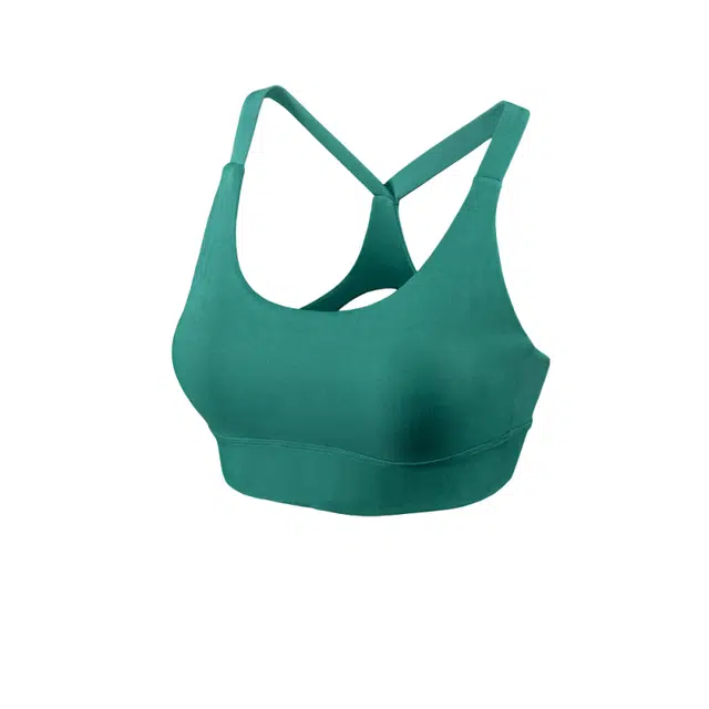 花蔓色 裸感露背瑜伽纯色运动内衣 女款