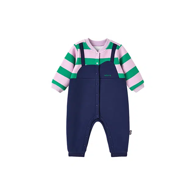 英氏 舒适柔软百搭纯色连体衣 婴幼童