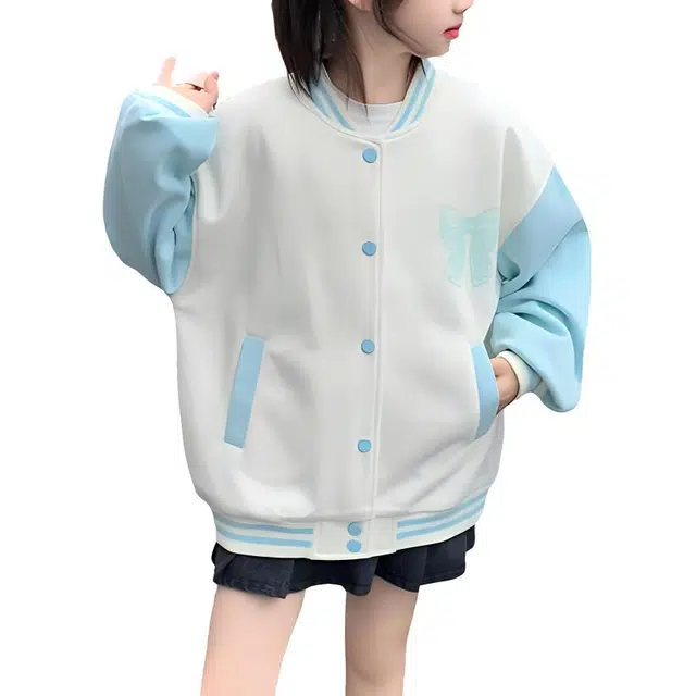 浪莎 时尚舒适拼色柔软百搭棒球服青少年