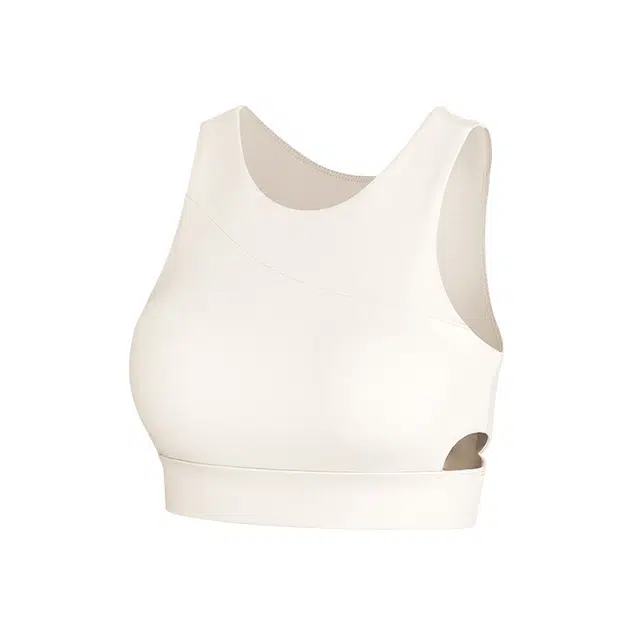 花蔓色 强包裹侧镂空高弹防震可拆胸垫吊带瑜伽背心运动内衣 女款