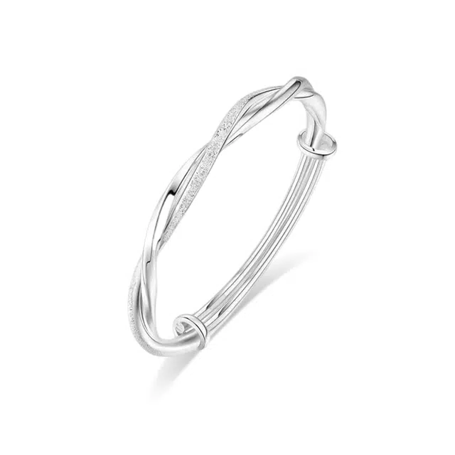 饰伴 莫比乌斯系列 高级简约小众轻奢百搭 合金 手镯 女款