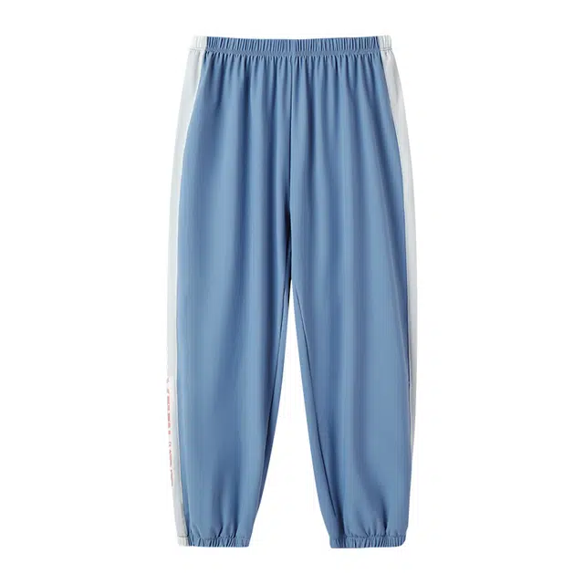 英氏 字母松紧腰薄款舒适透气束脚休闲裤 大童